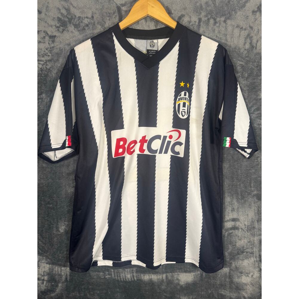 Y2K 2010-11 Juventus Home Kit PePe #23 Jersey Men's EU XL Made in Italy